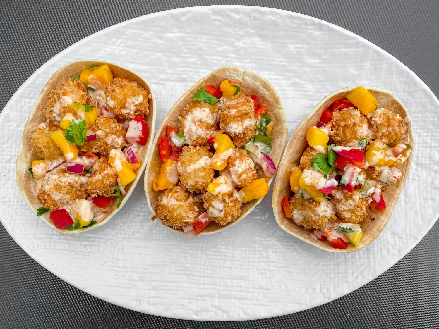 Bushbuck Bites: Coconut Panko Fish Tacos with Papaya Salsa