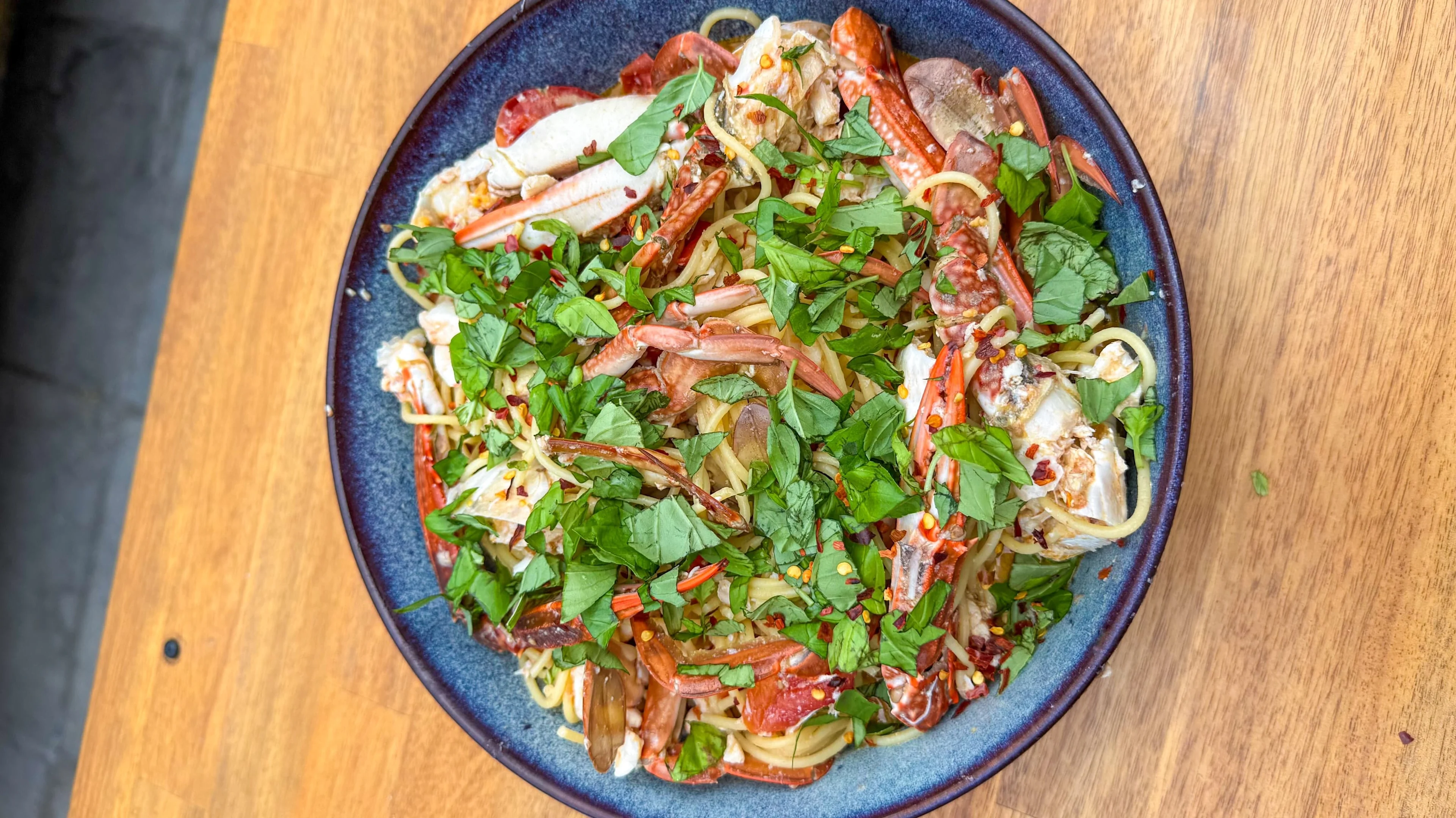 Blue Swimmer Crab Pasta Recipe