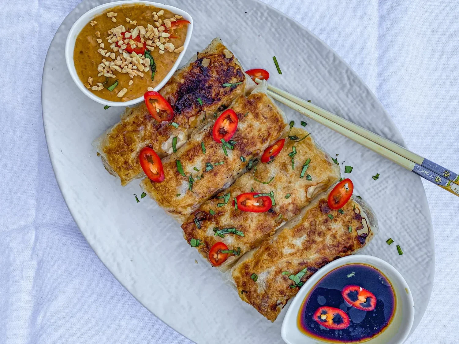Bushbuck Bites: Crispy Chinese Hāpuka Rolls Recipe