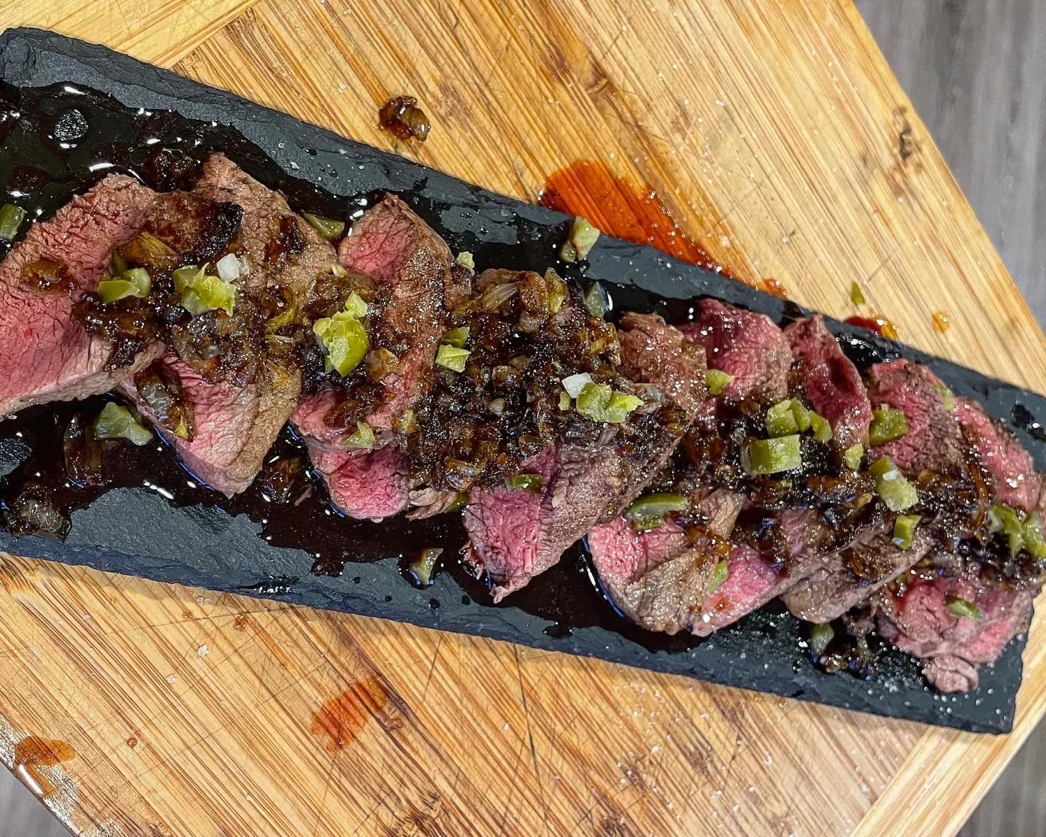 Bushbuck Bites: Marinated Venison (Fallow) Steaks