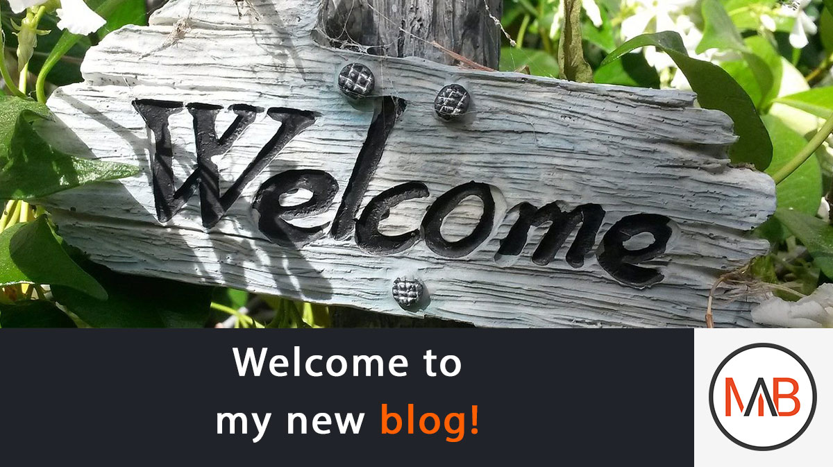 Welcome to my new blog!