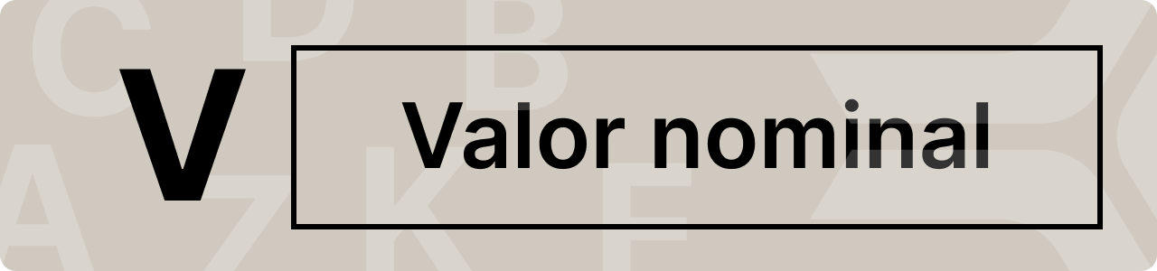 ¿Qué es valor nominal?