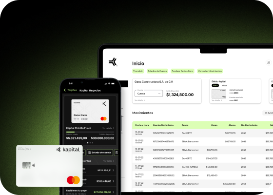 Lanzamiento de ecosistema financiero: Créditos, Gasto Corporativo, nómina, Tarjetas empresariales