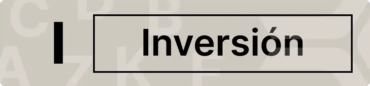 que es una inversión 