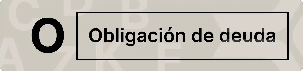 ¿Que es una obligación de deuda?