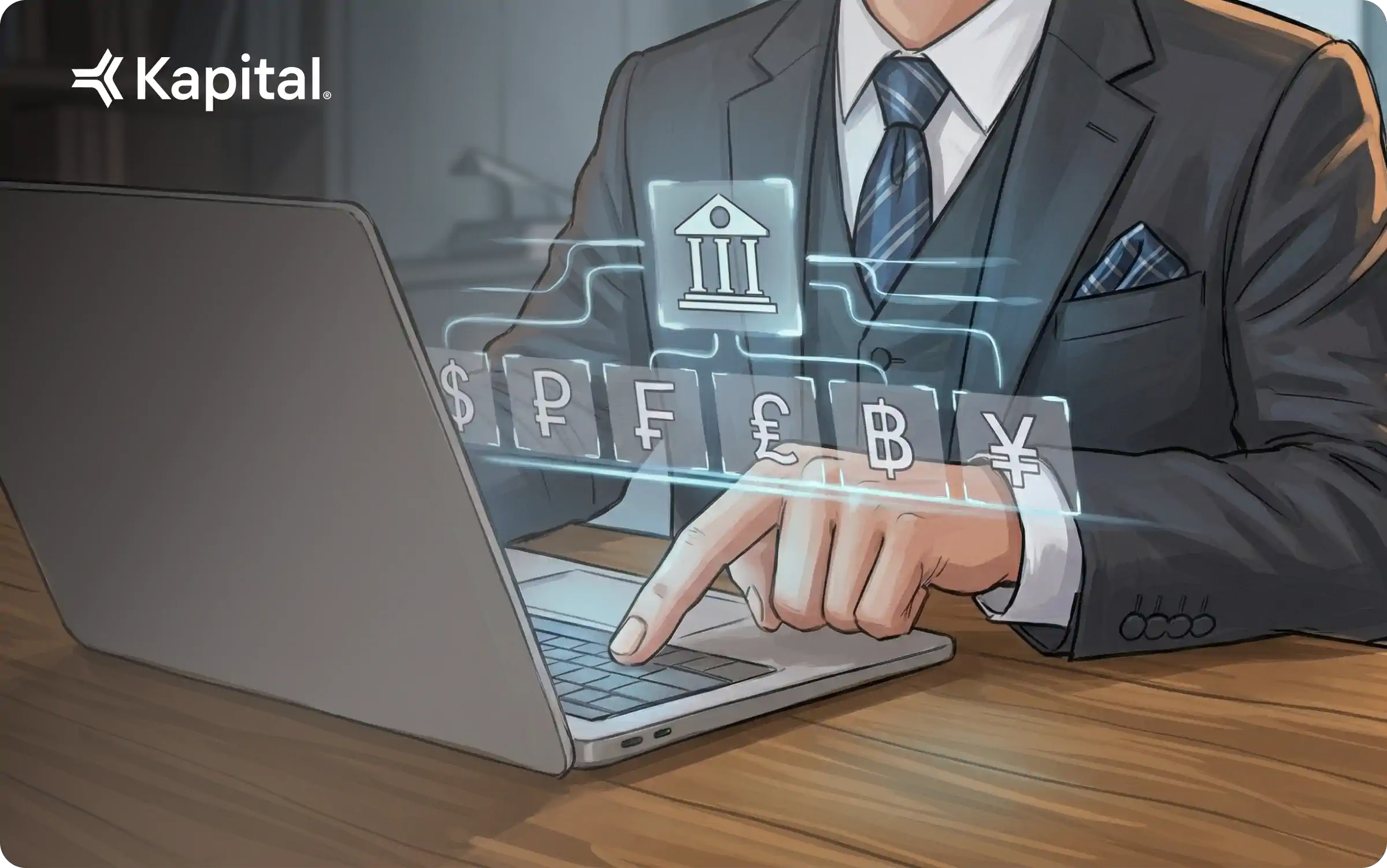 Transferencias internacionales, representación gráfica 