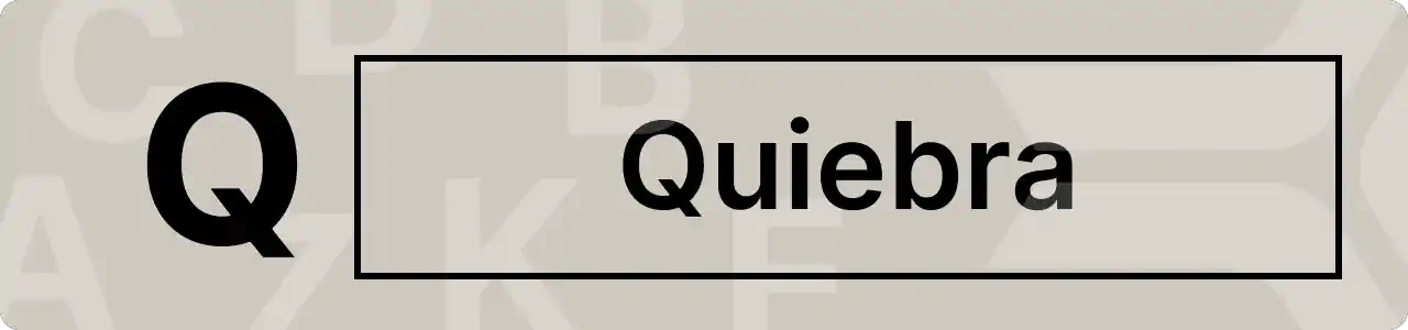 Qué es quiebra 