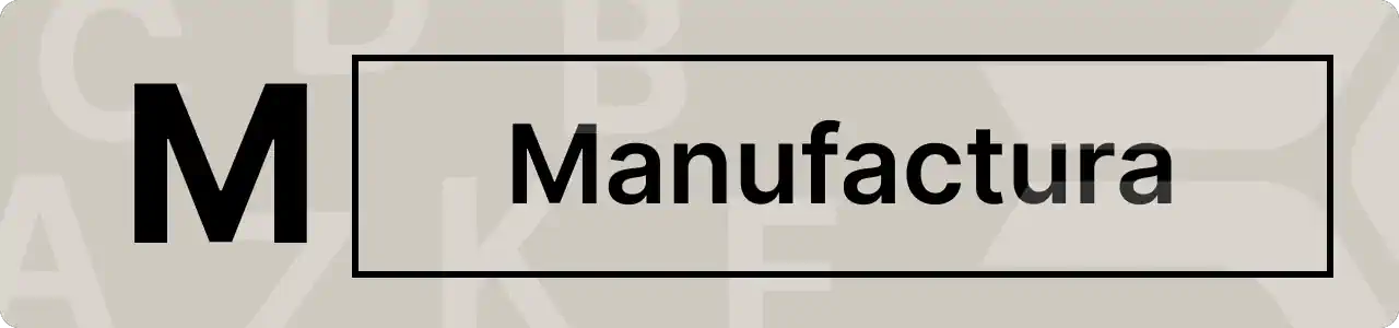 Que es Manufactura 
