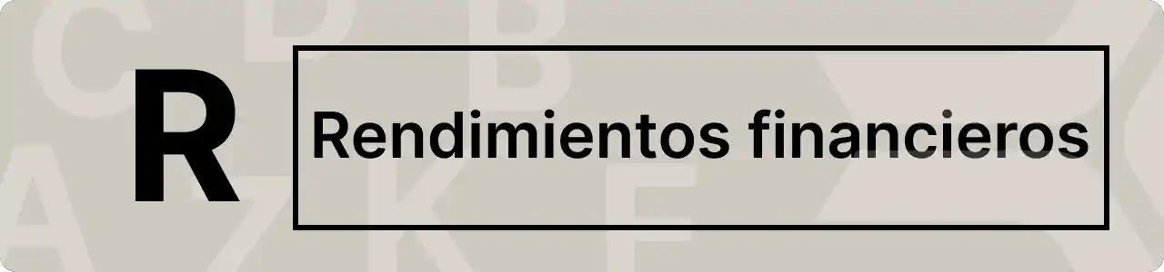 que son los rendimientos financieros 