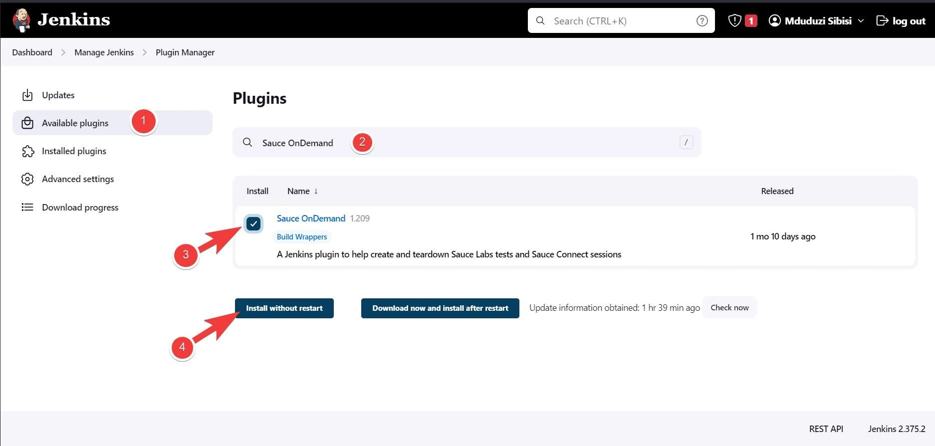 Installing Sauce OnDemand