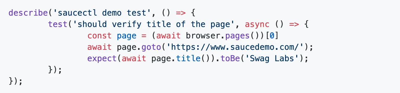An example of how pipeline testing can be used. 