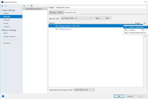 intellij-project-structure