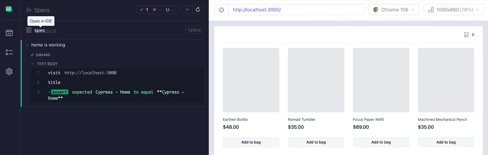 Open in preferred IDE
