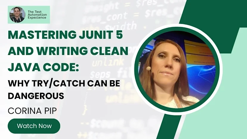 Mastering JUnit 5 and Writing Clean Java Code Why Try Catch Can Be ...