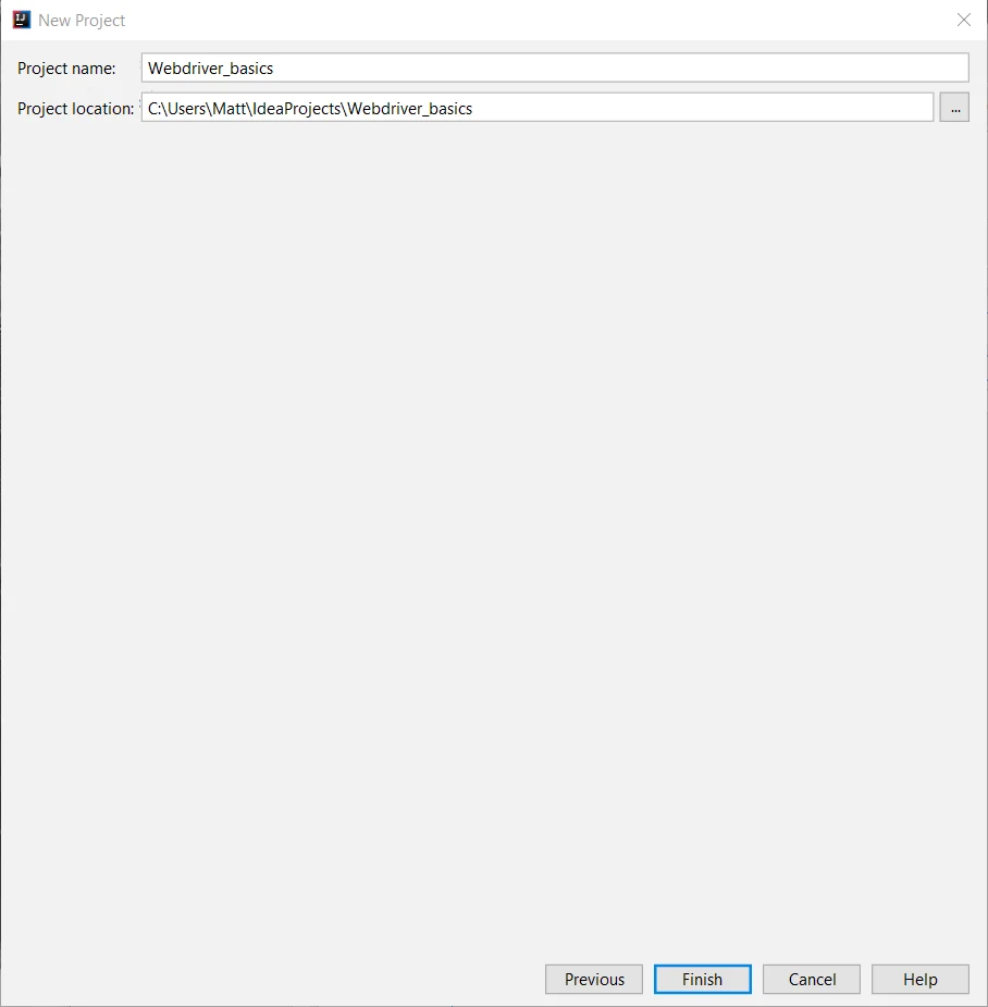 intellij-webdriver-basics-matt