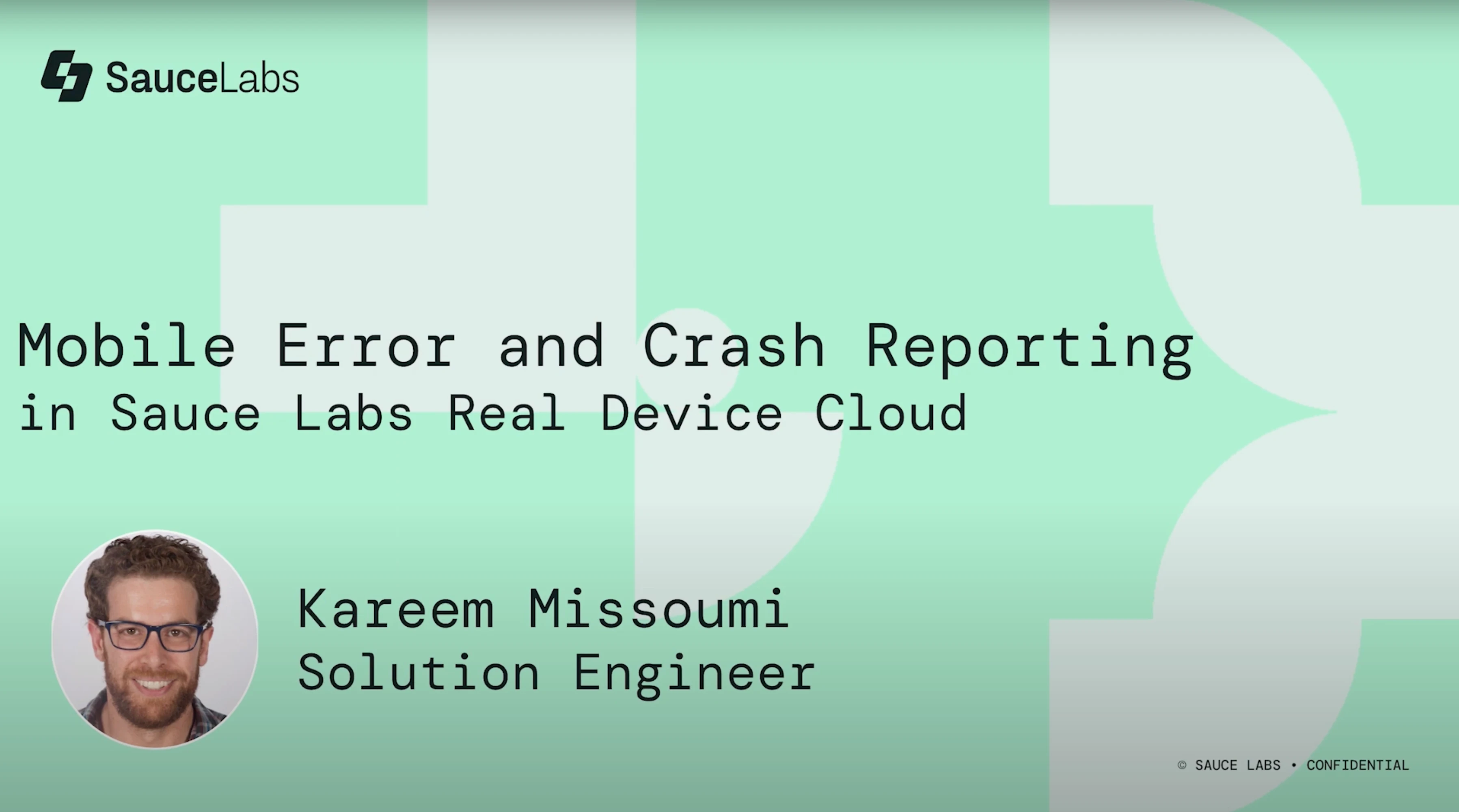 Mobile Error and Crash Reporting in Sauce Labs Real Device Cloud
