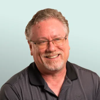 Marcus Merrell on a blue background