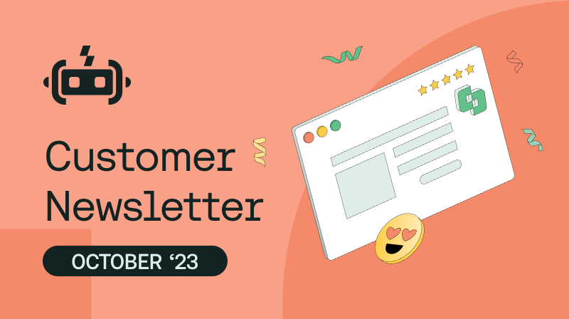 Blog - Oct 2023 Customer Newsletter