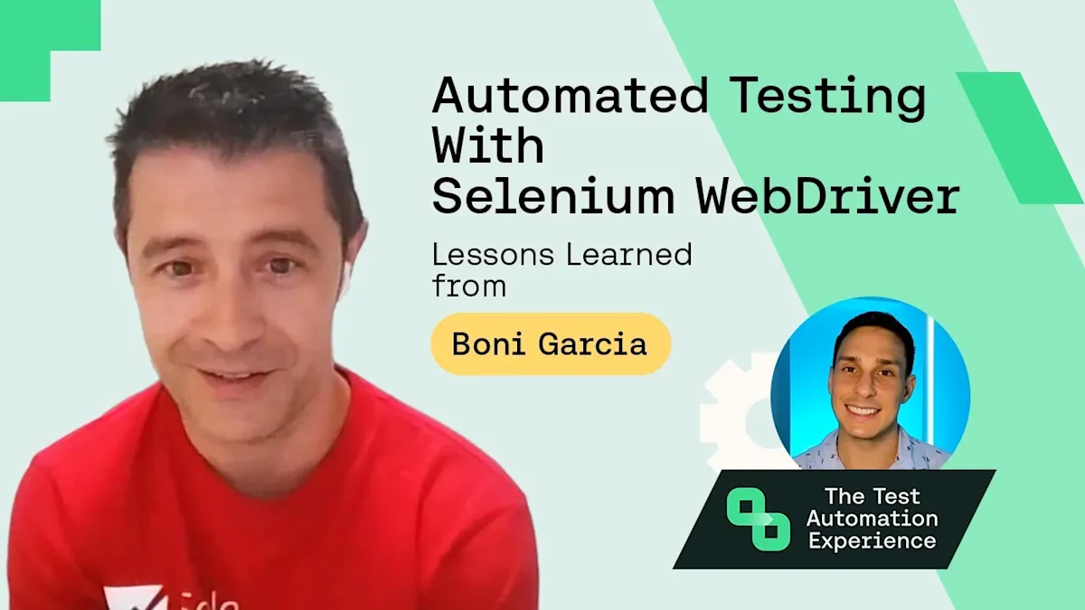 Automated Testing with Selenium WebDriver: Lessons Learned from Boni ...