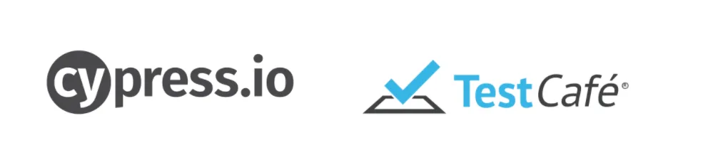 Cypress and TestCafe logos