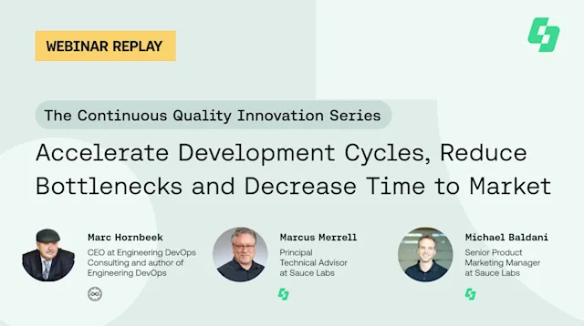 Accelerate Development Cycles, Reduce Bottlenecks and Decrease Time to ...