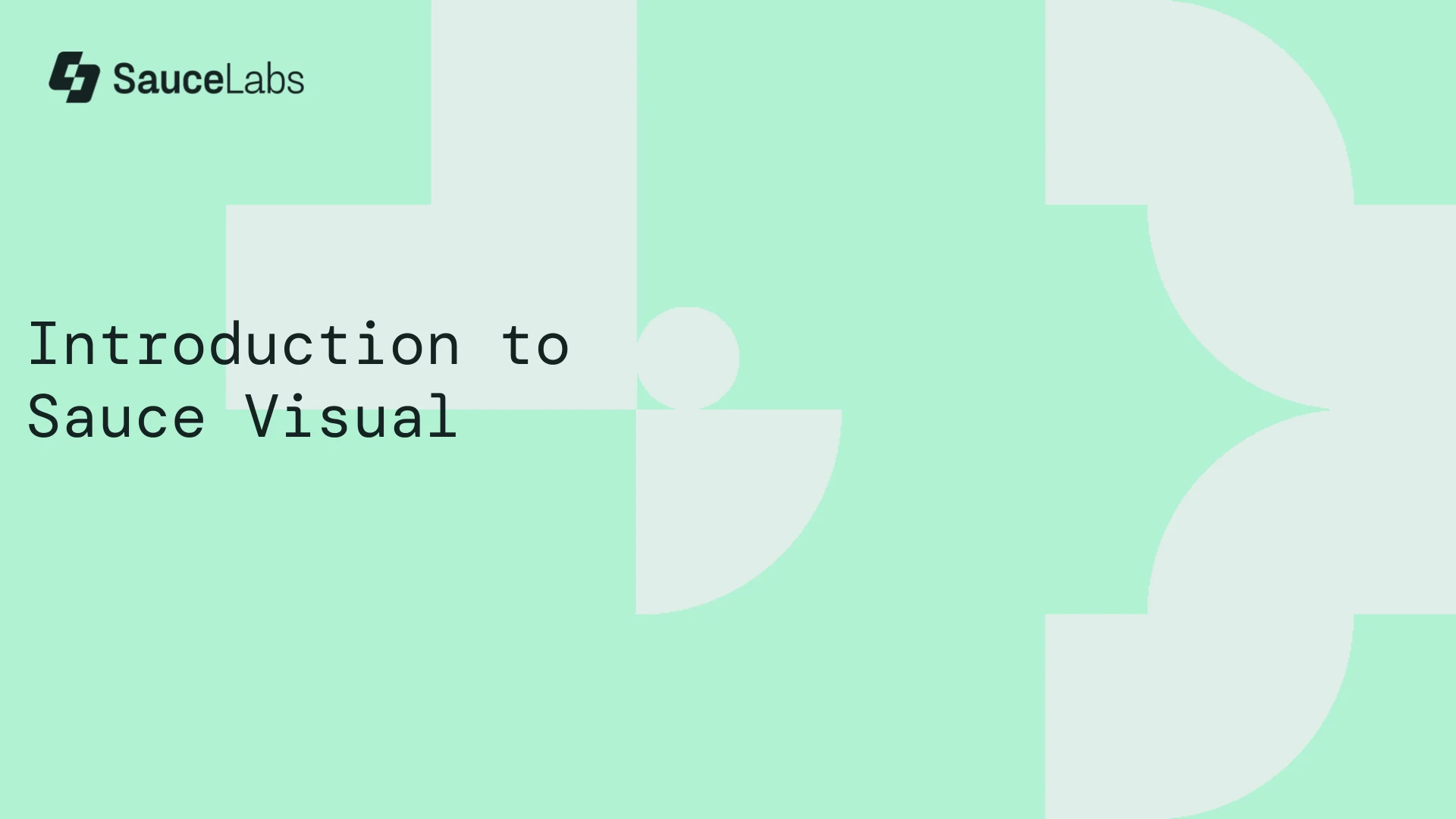 Sauce Visual End-to-End Testing Demo Video Thumbnail