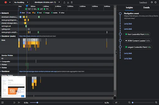 Performance Insights in Chrome DevTools