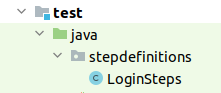 Step definition file structure