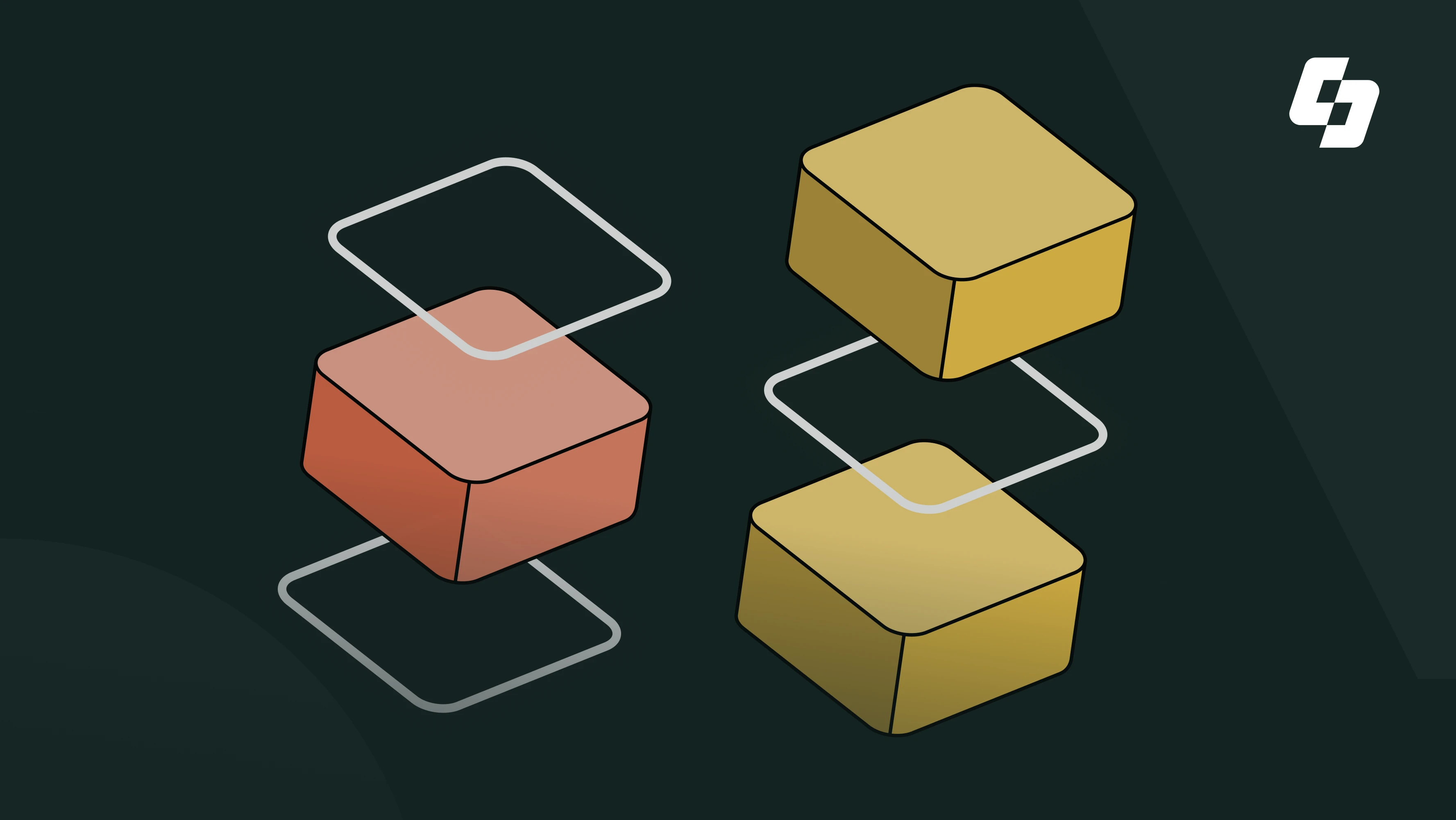 Dark green slide with "Solving the disconnect" headline and colorful connected blocks representing software testing teams.