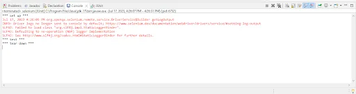Eclipse Console view