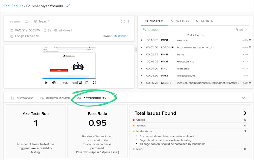 Accessibility Testing Tools | Sauce Labs