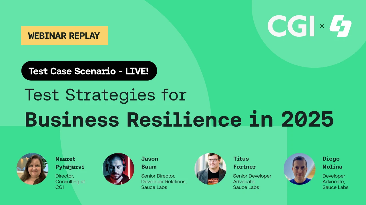 Test Strategies for Business Resilience in 2025