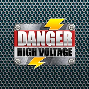 background image representing Danger High Voltage