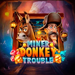 background image representing Miner Donkey Trouble