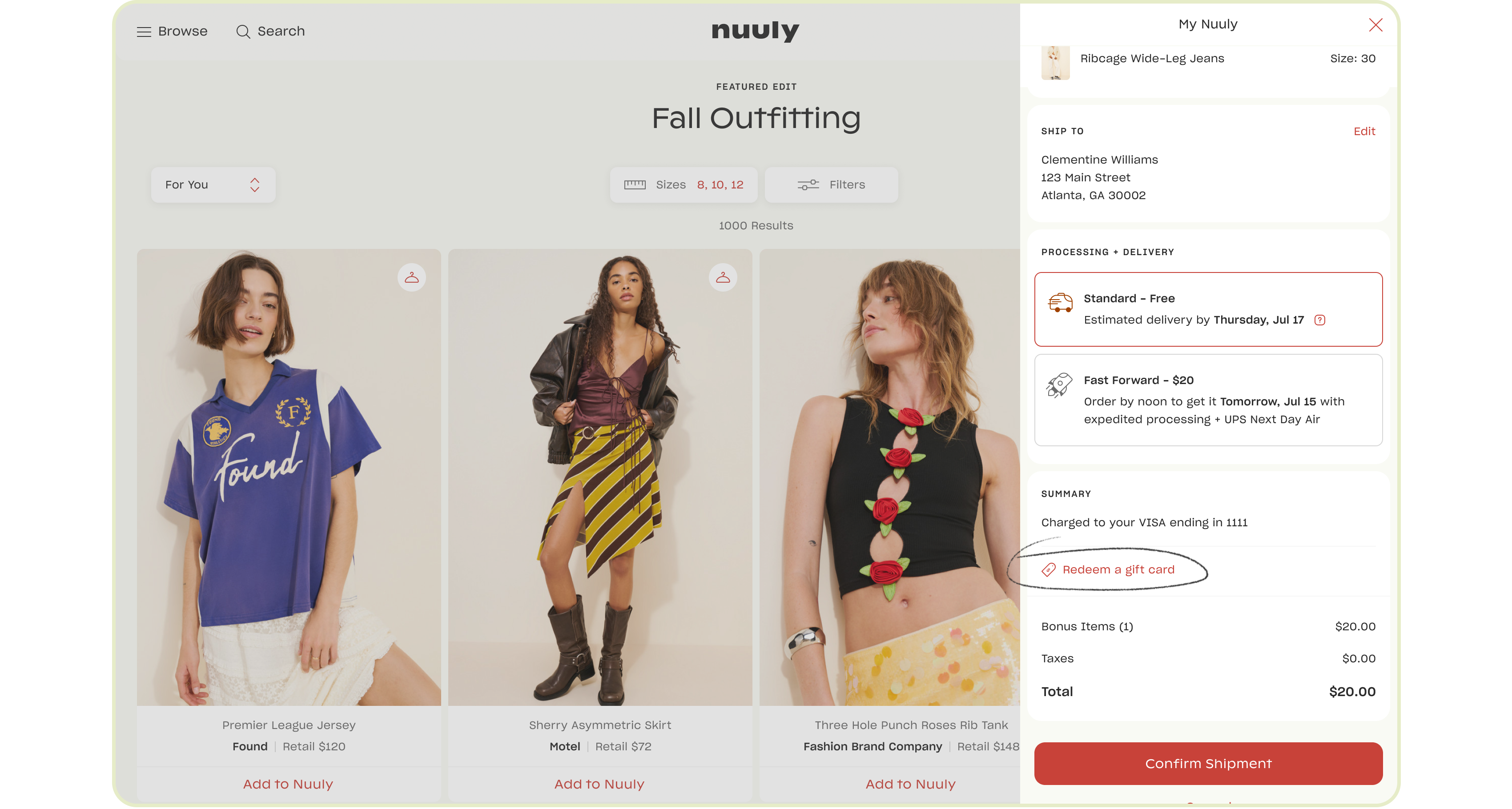 How do I redeem my gift card? - Image 2