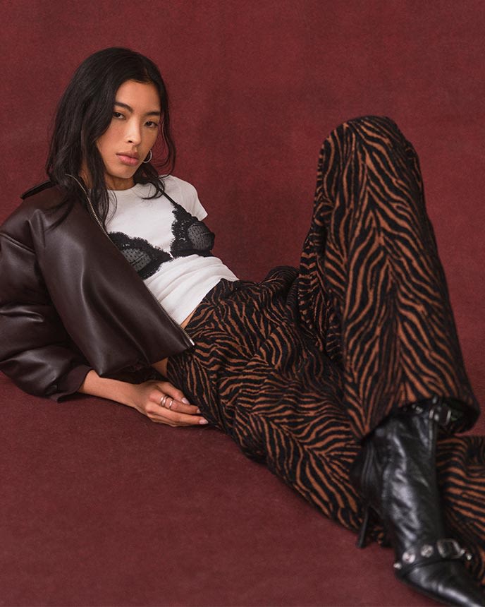 Plaid Lined Trench Coat