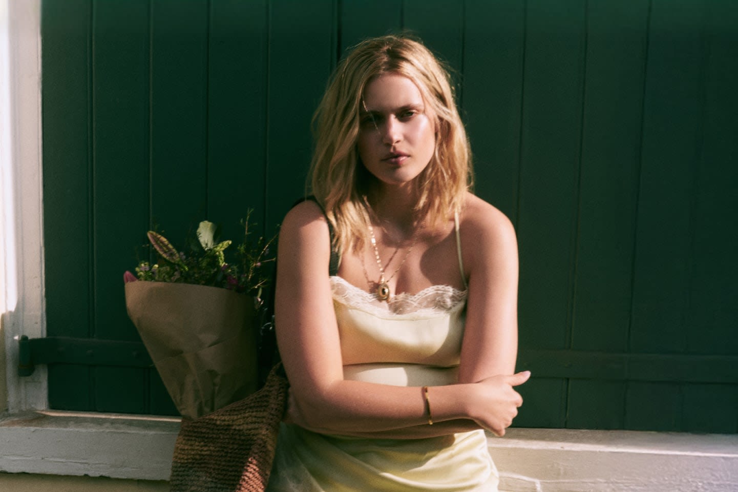 Holland Brunch Satin Mini Dress