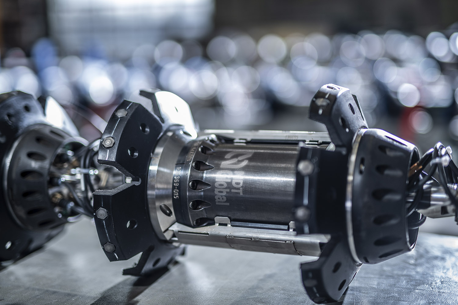 Up close photo of an ILI tool