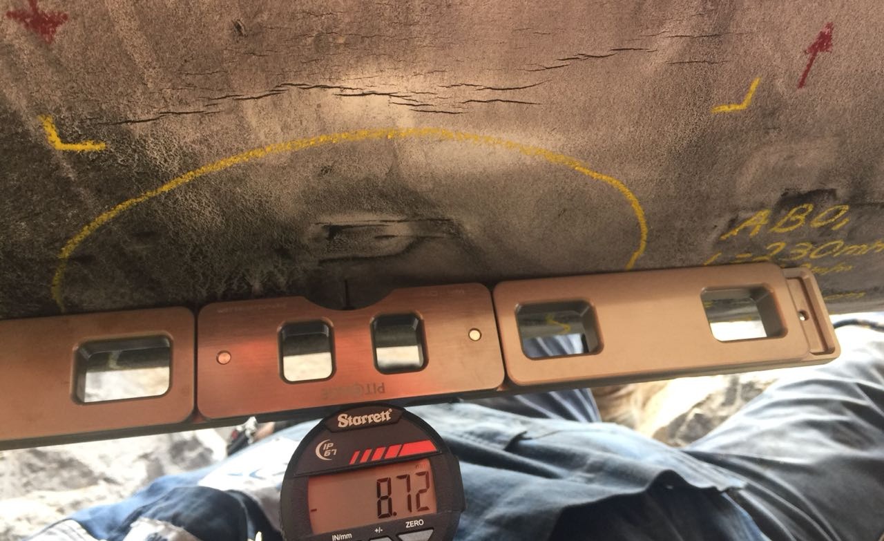 Image of a pipeline inspection for interacting threats