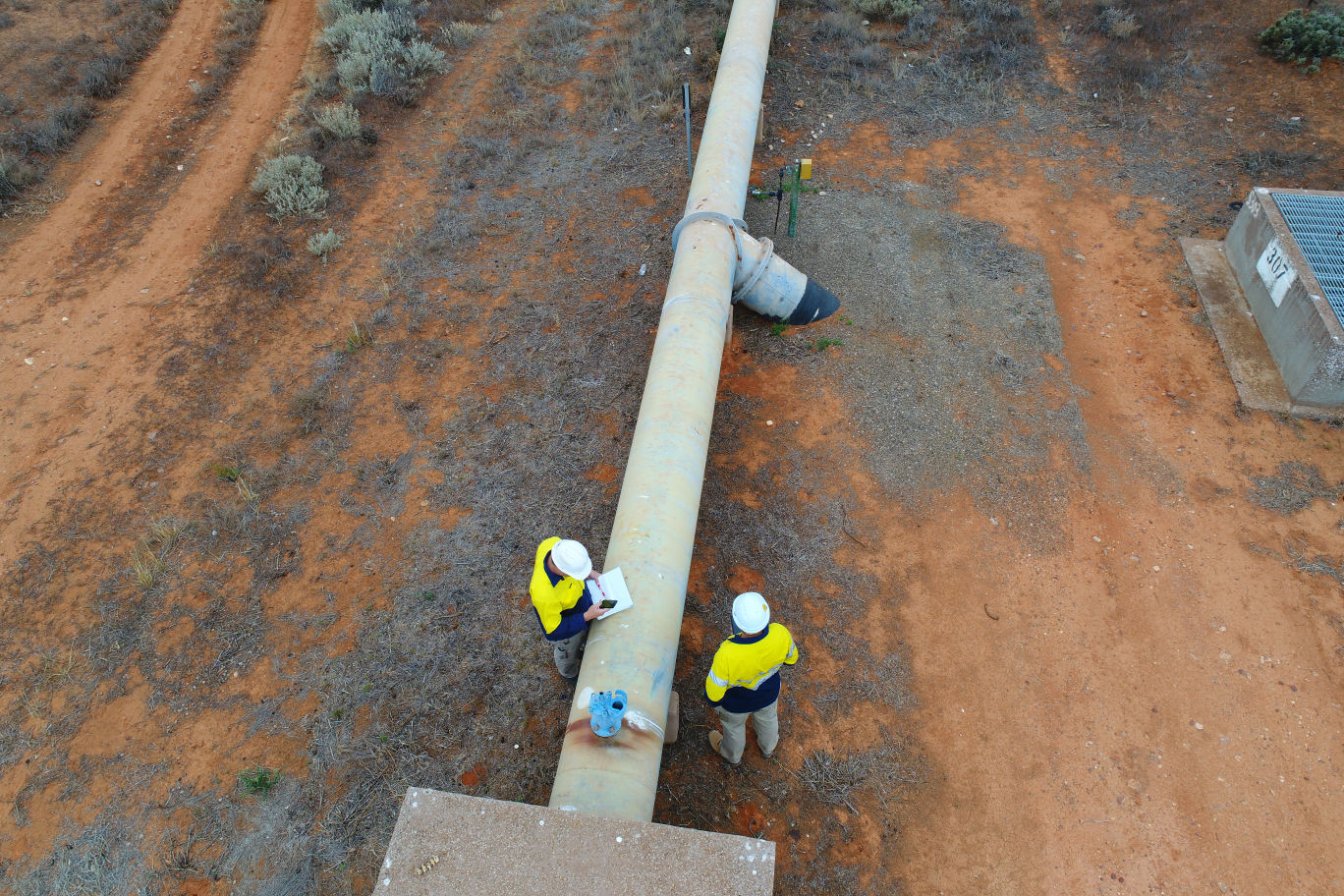 Image of pipeline operations