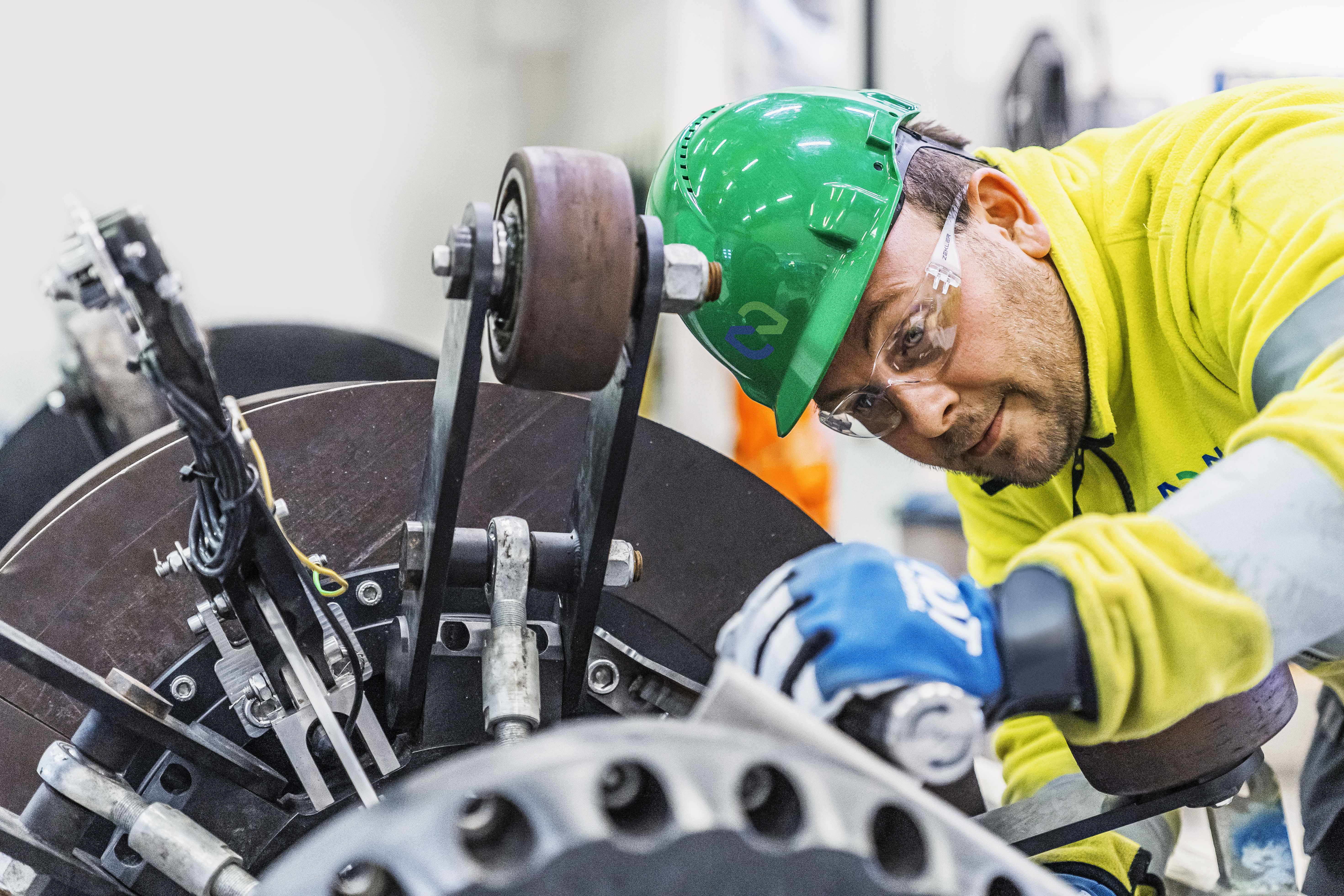 Employee working on ART Scan tool