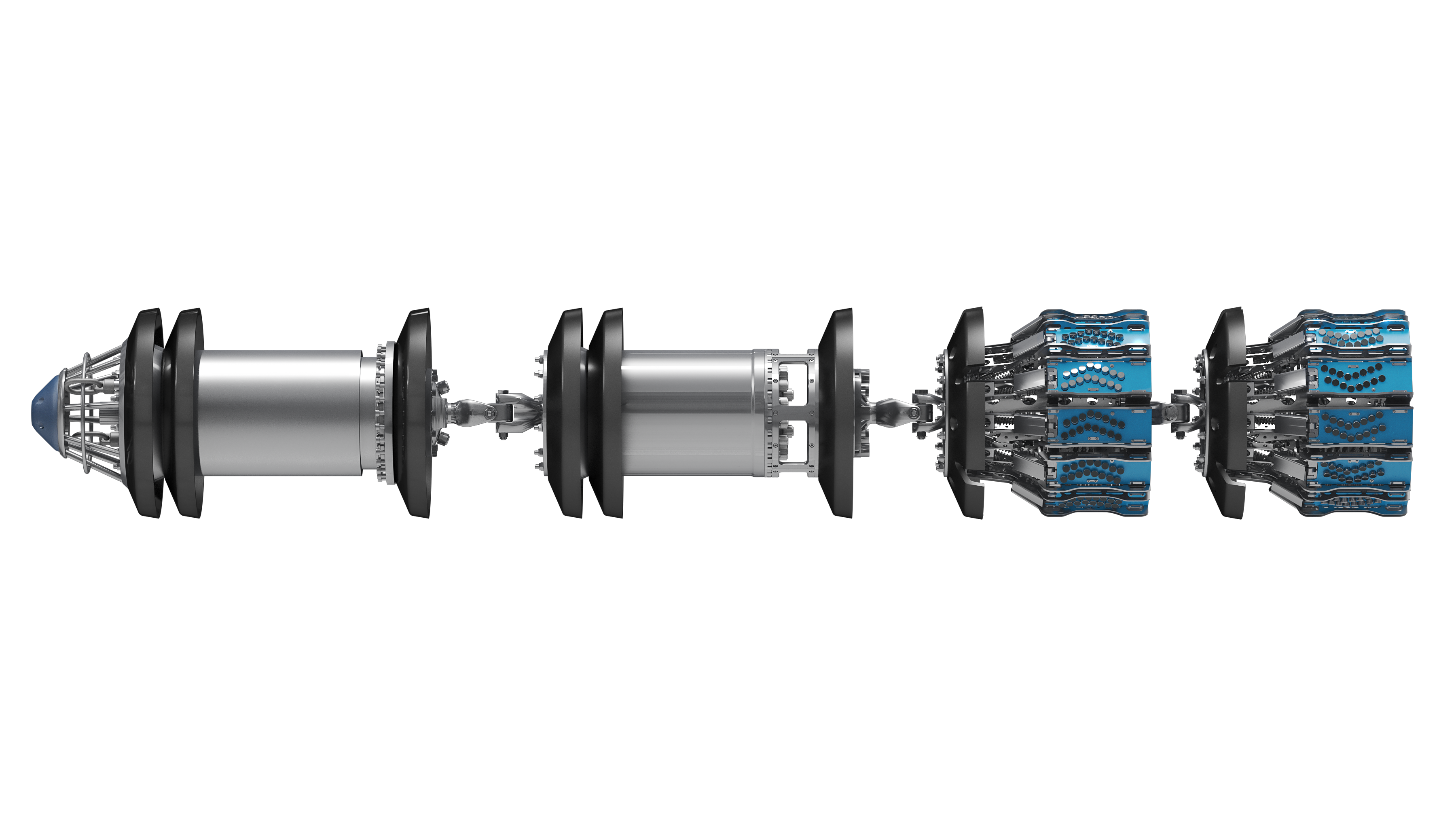 Rendering of an EVO Ultrasonic Crack Detection tool