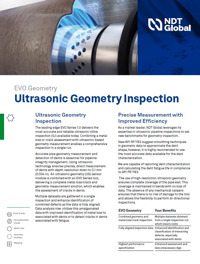 Ultrasonic Geometry Inspection Flyer | NDT Global