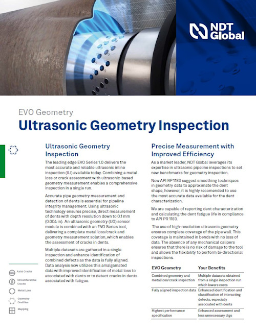Ultrasonic Geometry Inspection Flyer | NDT Global