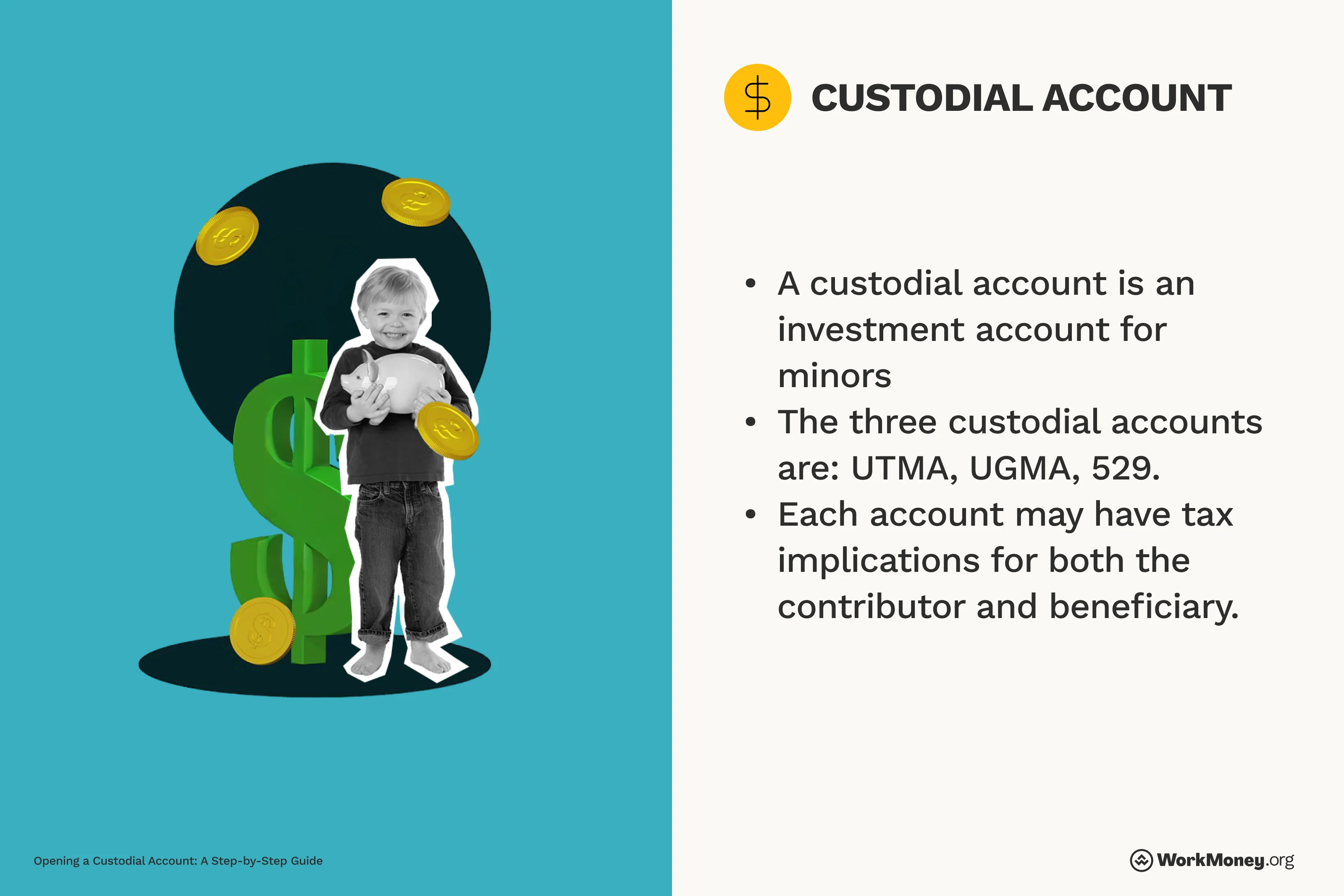 Custodial account list of tips
