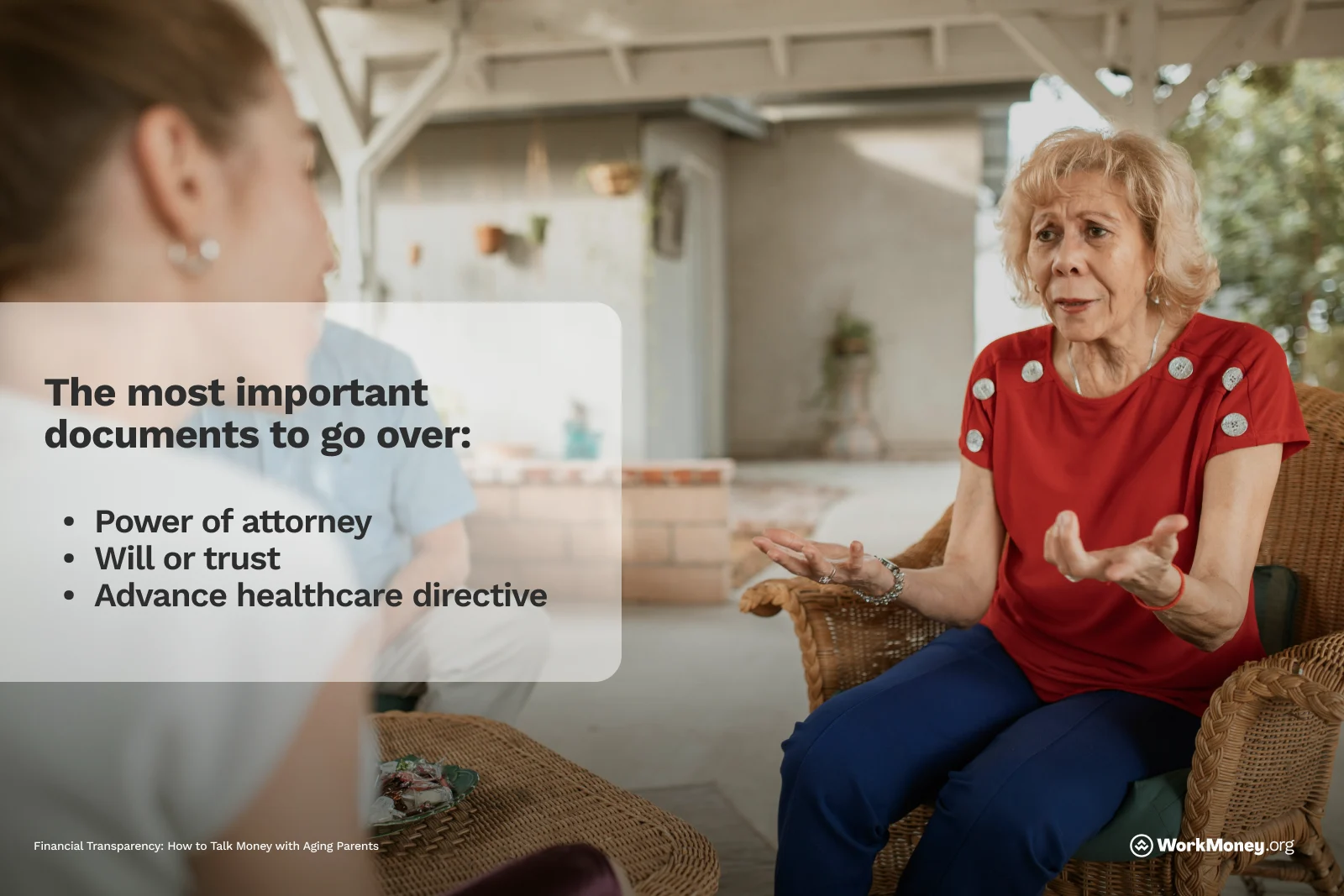 The most important documents to go over together with aging parents.