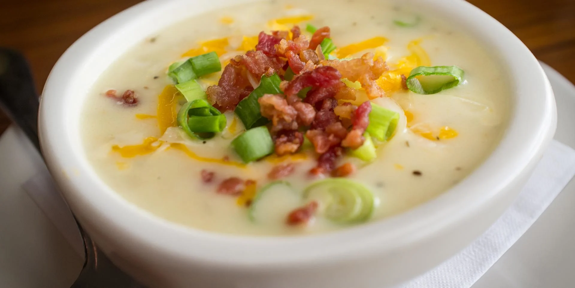 Loaded baked potato soup