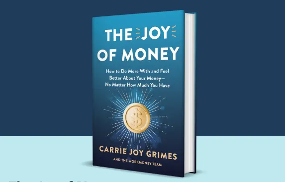 Cover shot of the The Joy of Money book