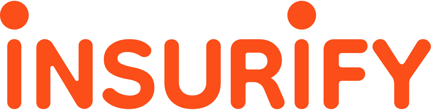 Orange letters that say Insurify