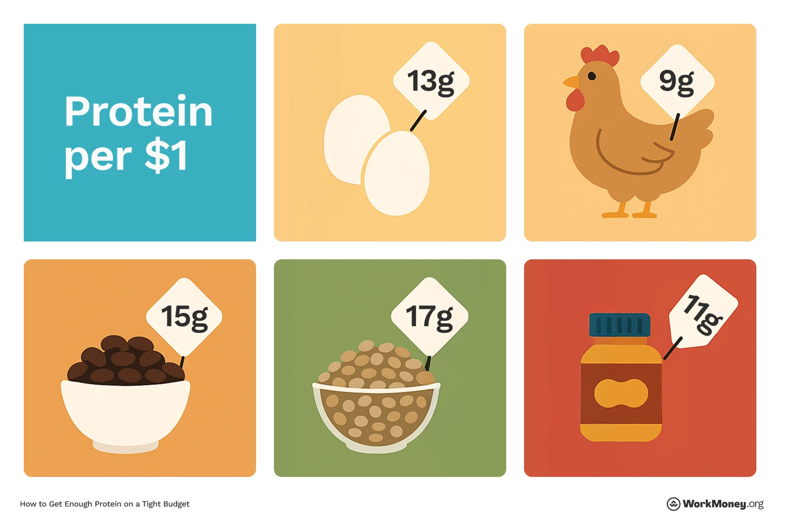 Proteins Showing Total Amounts For Each